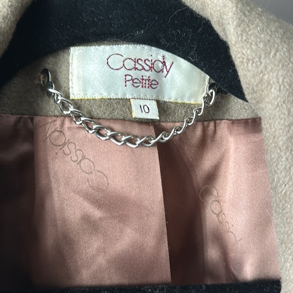 Vintage Cassidy Petite size 10 wool winter coat - Picture 3 of 12